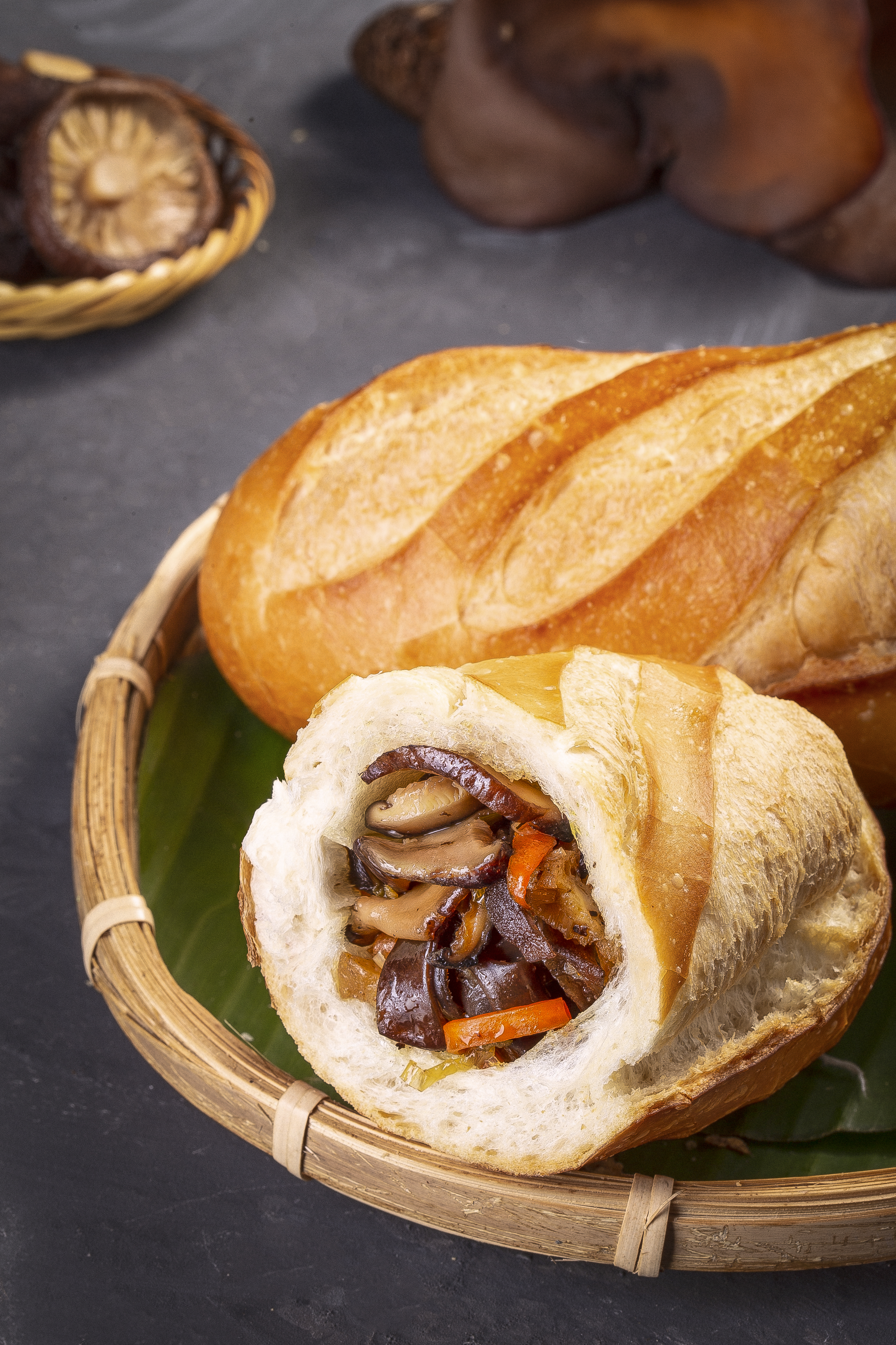 bánh mì nấm